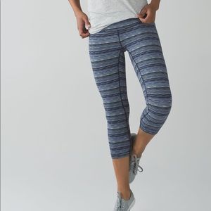 Lululemon Wunder Under Crop Space Dye Twist